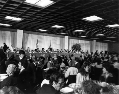 Comida ofrecida por el gobierno mexicano al gobierno de Estados Unidos de Norteamérica