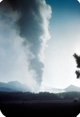 Fumarola del Paricutín, paisaje