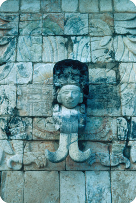 Imagen de Kukulkan en el Templo de los Guerreros
