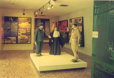 Aspecto de la museografía de Felipe Lacouture Fornelli