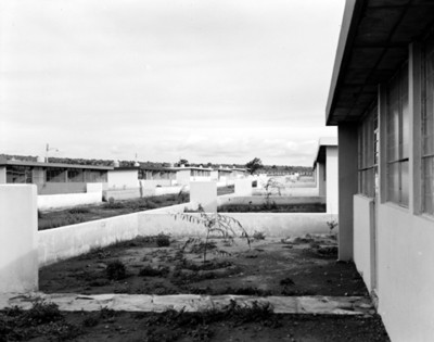 Patio de una casa habitación vista parcial