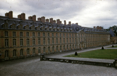 Palacio de Fontainebleau, exterior, vista lateral