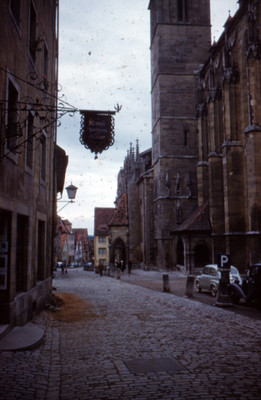 Vista de calle en Rothenburg