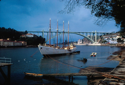 Barco a la orilla del rio Duero