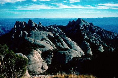 Montaña de Montserrat, paisaje