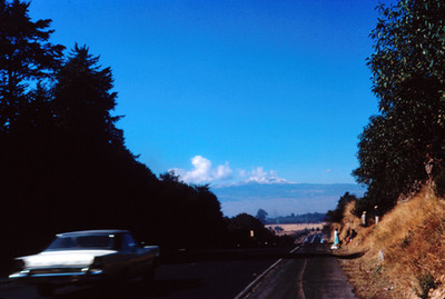Vista del Popocatepetl desde carretera