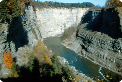Rio del parque estatal Letchworth