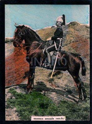 Retrato de un "guardia dragón inglés"