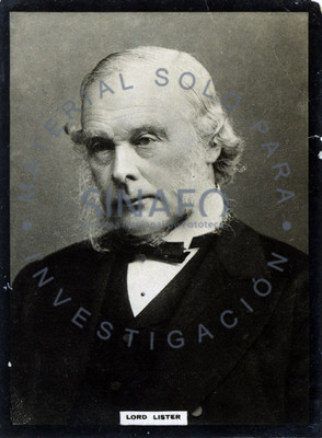 "Lord Lister", cirujano inglés, retrato