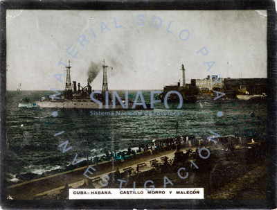 Vista parcial del "Castillo Morro y malecón"
