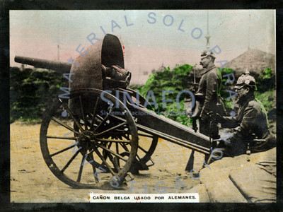Cañón Belga usado por los alemanes