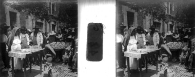 Vendedores ambulantes en la Villa de Guadalupe