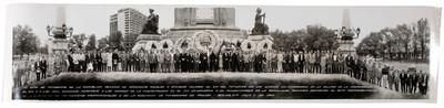 Representantes de la Unión de Fotógrafos de la República Mexicana de Ceremonias sociales y oficiales, día del fotógrafo
