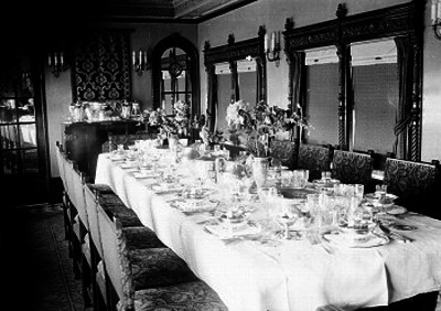 Comedor en la casa de Jenaro Vázquez