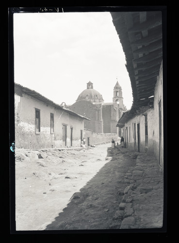 Vista de una calle de Pátzcuaro