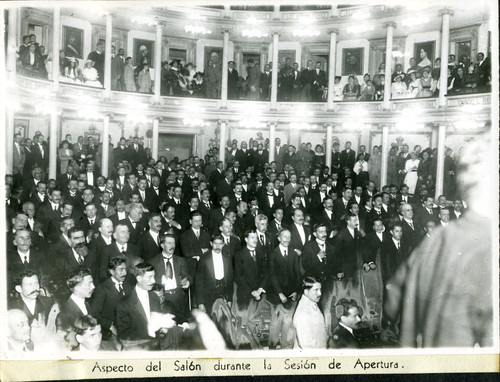 Aspecto del Salón durante la Sesión de Apertura