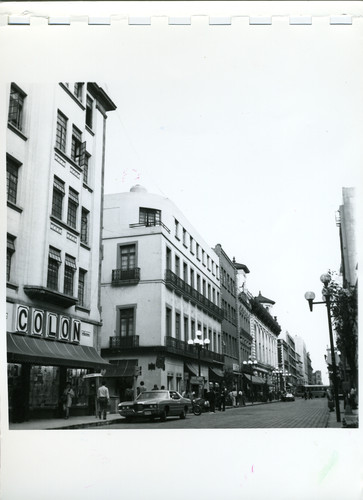 Fachadas de inmueble en la calle 16 de Septiembre