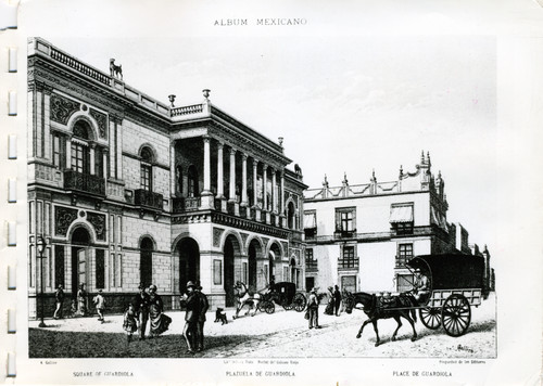 Litografía de la Plaza de Guardiola