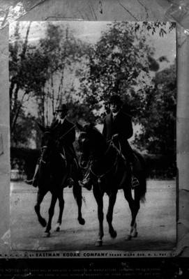 Porfirio Díaz monta a caballo