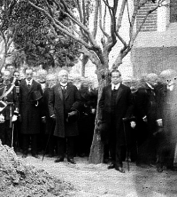 Porfirio Díaz en los funerales de Ignacio Mariscal