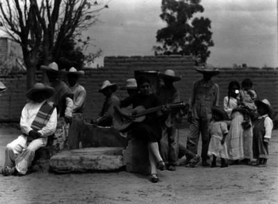 Día de la inauguración de la Escuela Libre de Agricultura No. 2 Emiliano Zapata, en Ocopulco