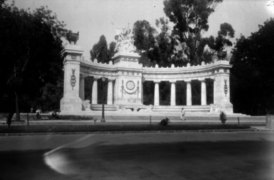 Hemiciclo a Juárez, vista frontal del monumento