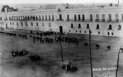 Combates en el Zócalo durante la Decena Trágica