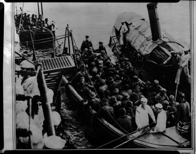 Tropas norteamericanas a su llegada al puerto de Veracruz