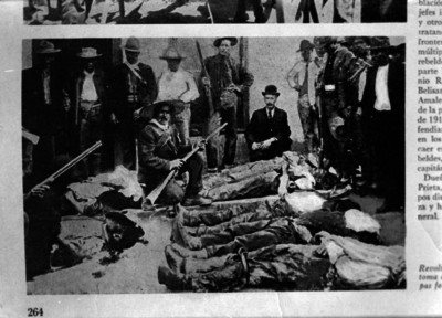 Revolucionarios muertos en la toma de Agua Prieta, reprografía bibliográfica