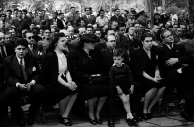 Soledad Orozco de Ávila Camacho en un evento cívico-político