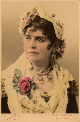 Galli Marie en Carmen de Bizet, retrato