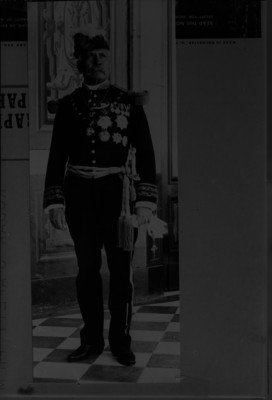 Porfirio Díaz en el castillo de Chapultepec, retrato