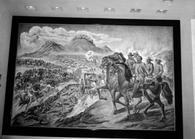 Francisco Villa en el ataque a Zacatecas, pintura