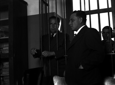 Detenido rindiendo declaración ente el Ministerio Público