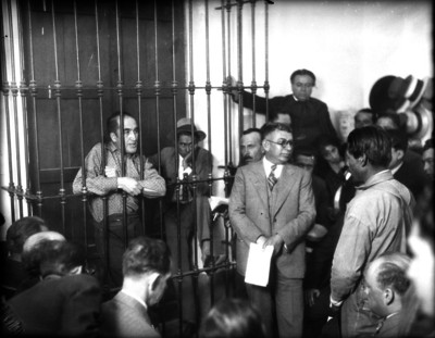 Alberto Gallegos es interrogado en un juzgado