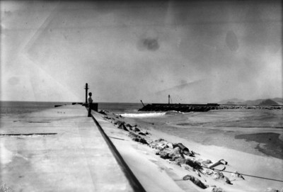 Hombre en el puerto de Salina Cruz