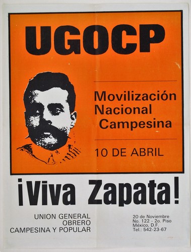 ¡Viva Zapata!  Movilización nacional campesina.