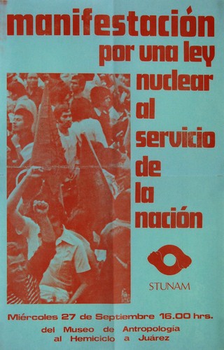 Manifestación por una ley nuclear al servicio de la nación. (Dos ejemplares)