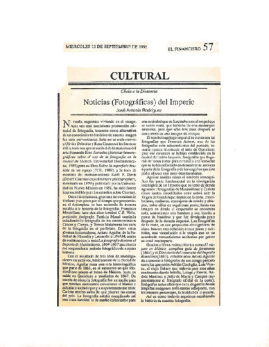 Noticias (Fotográficas) del Imperio
