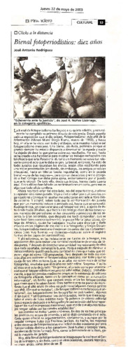 Bienal fotoperiodística: diez años