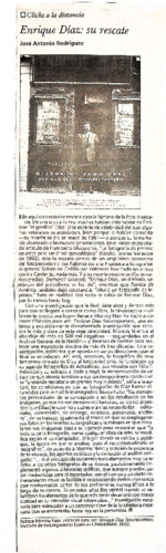 Enrique Díaz: su rescate