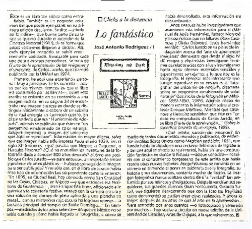 Lo fantástico/ I