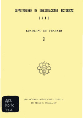 Bibliografía sobre arte colonial de Manuel Toussaint