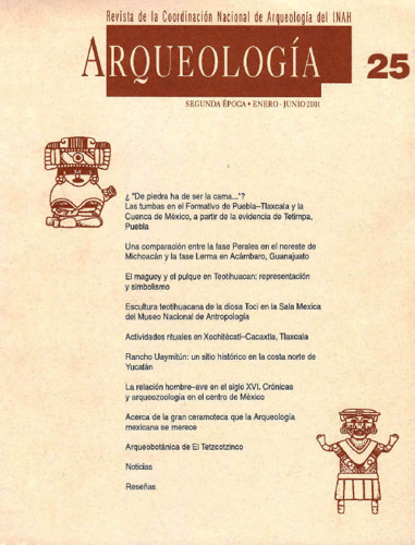 Arqueología - Num. 25 (2001) Segunda época