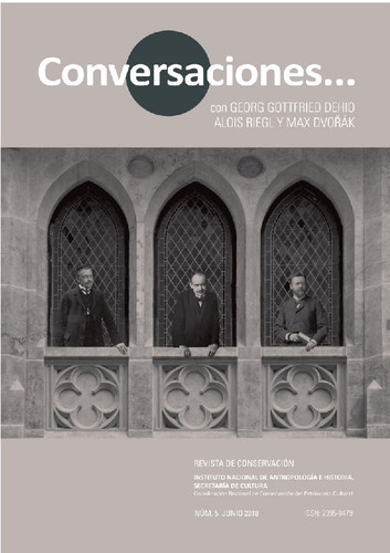 Conversaciones Num. 5 (2018) Conversaciones con... Georg Gottfried Dehio, Alois Riegl y Max Dvoŕák