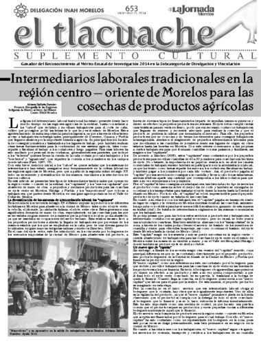 El Tlacuache Num. 653 (2014)