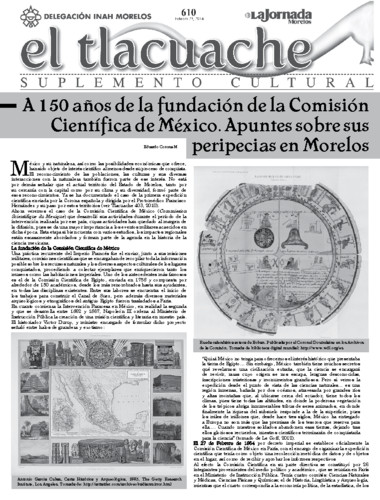 El Tlacuache Núm. 610 (2014)