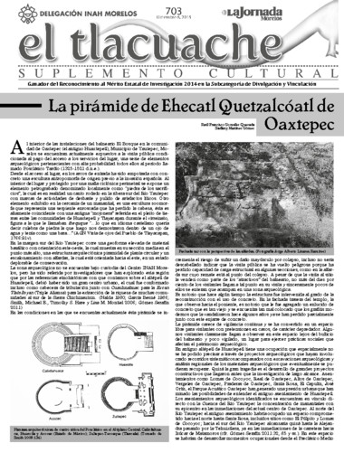 El Tlacuache Núm. 703 (2015)