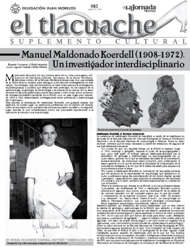 El Tlacuache Núm. 582 (2013)