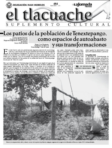 El Tlacuache Núm. 484 (2011)
